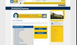 
							         Customer Portal - LIC of India								  
							    