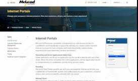 
							         Customer Portal | McLeod Software								  
							    