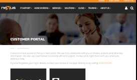 
							         Customer Portal | Nexus Open Systems								  
							    