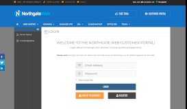 
							         Customer Portal - Northgate Web Hosting								  
							    