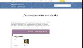 
							         Customer portal on your website — Webasyst								  
							    