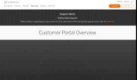 
							         Customer Portal Overview | Tableau Software								  
							    