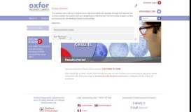 
							         Customer Portal - Oxford Diagnostic Laboratories								  
							    