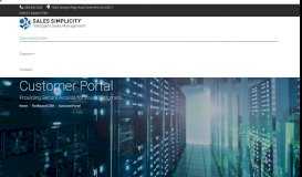 
							         customer-portal - Sales Simplicity Software								  
							    