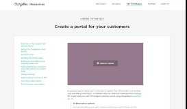 
							         Customer portal sample - Chargebee								  
							    