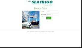 
							         Customer Portal - Seafrigo America								  
							    