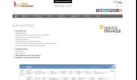 
							         Customer Portal | Service Order Manager								  
							    