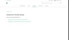 
							         Customer Portal Setup : Freshdesk								  
							    