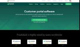 
							         Customer portal software | Try for free - Freshdesk								  
							    