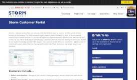 
							         Customer Portal - Storm Internet								  
							    
