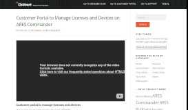 
							         Customer Portal to Manage Licenses and Devices on ... - Graebert								  
							    