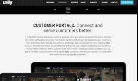 
							         Customer Portal - Unily								  
							    