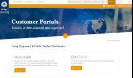 
							         Customer Portals | Daisy Corporate Services								  
							    