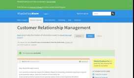 
							         Customer Relationship Management - a Freedom of Information ...								  
							    