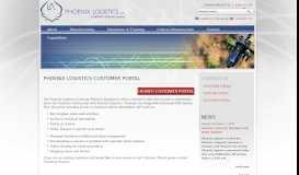 
							         Customer Resource Portal — Phoenix Logistics								  
							    