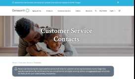 
							         Customer Service Contacts & Directory | Genworth								  
							    