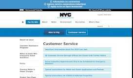 
							         Customer Service - DEP - NYC.gov								  
							    