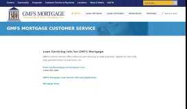 
							         Customer Service for GMFS Mortgage								  
							    