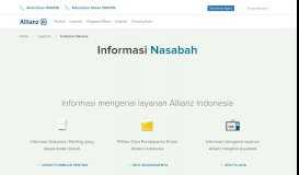 
							         Customer Service | Layanan : Asuransi Indonesia Terbaik - Allianz								  
							    