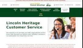 
							         Customer Service | Lincoln Heritage Life Insurance Company®								  
							    