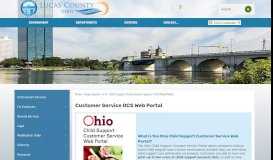 
							         Customer Service OCS Web Portal | Lucas County, OH - Official ...								  
							    
