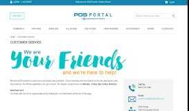 
							         Customer Service - POS Portal								  
							    
