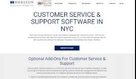 
							         Customer Service Software- supporting NetSuite - Horizon Associates								  
							    