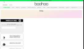 
							         Customer Service | Track my Order | Contact Us at Boohoo.com								  
							    