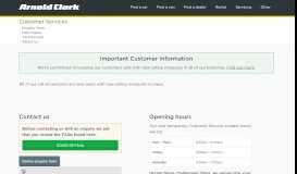 
							         Customer Services | Arnold Clark								  
							    