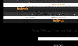 
							         Customer Services - Halfords								  
							    