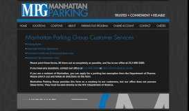 
							         Customer Services - New York City Parking - Manhattan Parking Group								  
							    
