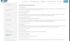 
							         Customer Services - Pehp								  
							    