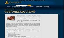 
							         Customer Solutions - Kay & Associates, Inc.								  
							    