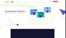 
							         Customer Stories - Customers - JustLogin								  
							    