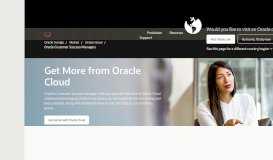 
							         Customer Success Managers | Oracle Cloud Support | Oracle Sverige								  
							    
