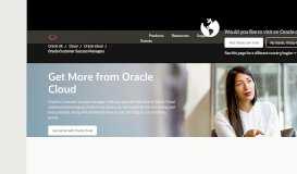
							         Customer Success Managers | Oracle Cloud Support | Oracle United ...								  
							    