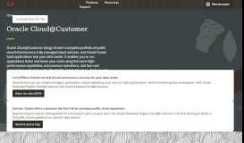 
							         Customer Success - Oracle Cloud at Customer								  
							    