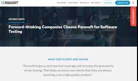 
							         Customer Success | Parasoft								  
							    