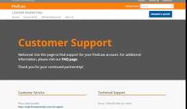 
							         Customer Support | FindLaw Legal Marketing Services								  
							    