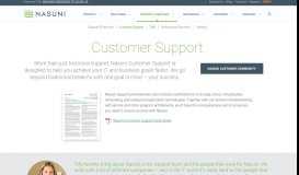 
							         Customer Support | Nasuni								  
							    
