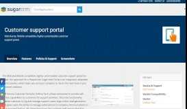 
							         Customer support portal SugarCRM, Inc.								  
							    
