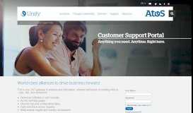 
							         Customer Support Portal - Unify								  
							    