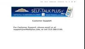 
							         Customer Support – Self-Talk Plus Classrooms of the Mind								  
							    