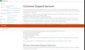 
							         Customer Support Services | Alfresco								  
							    