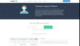 
							         Customer Support Software| Agile CRM								  
							    