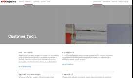 
							         Customer Tools | XPO Logistics Europe								  
							    