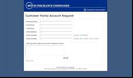 
							         Customer User Registration - BITCO Insurance Companies								  
							    