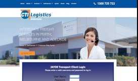 
							         Customer Web Portal - Jayde Transport								  
							    