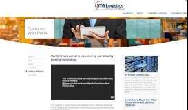 
							         Customer Web Portal - STG Logistics								  
							    
