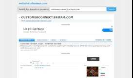 
							         customerconnect.britam.com at WI. Customer Connect - Login ...								  
							    